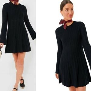 Pomander Place Tuckernuck Adi Knit Dress Size XXS Black Long Sleeve NWT
